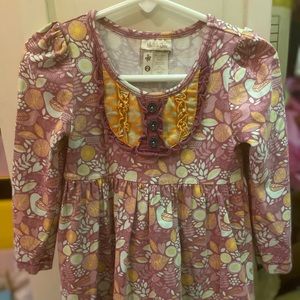 Matilda Jane long-sleeved fall bird dress size 2